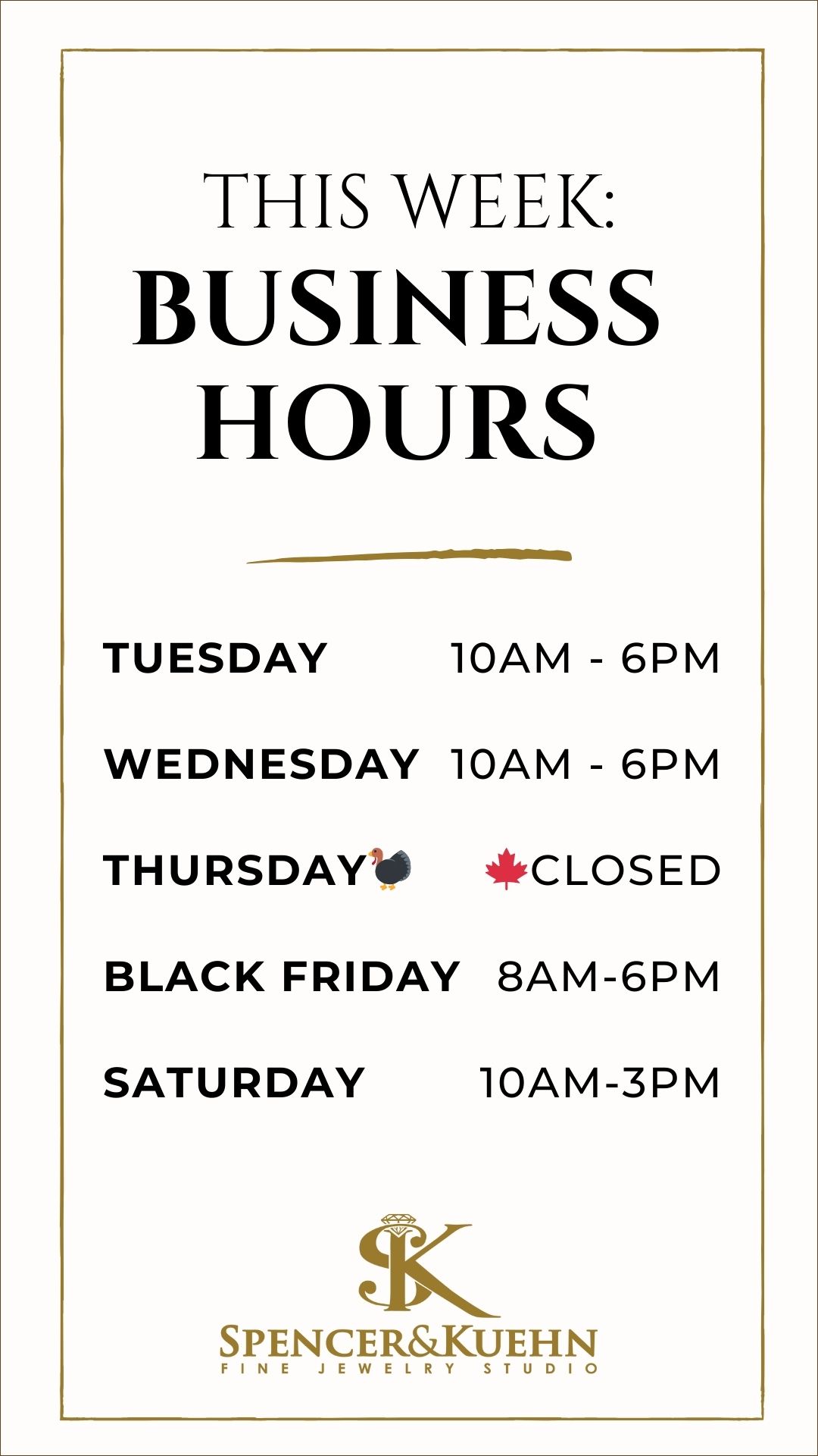 bfcm business hours
