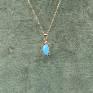 Estate Turquoise Pendant