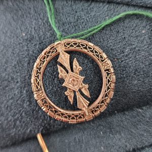 Filigree Circle Pin