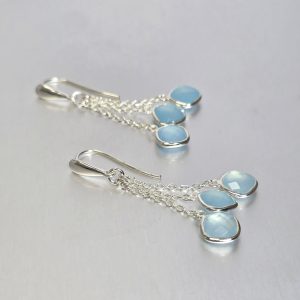 Blue Quartz Earrings