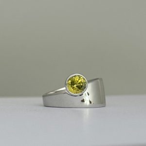 Yellow Diamond Taper Ring
