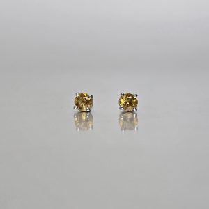 Citrine Stud Earrings