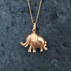 Estate Elephant Necklace