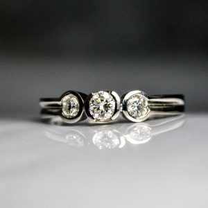 Three-Stone Diamond Ring