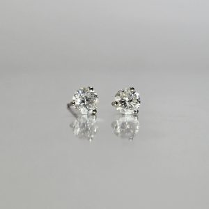 Martini Set Diamond Stud Earrings