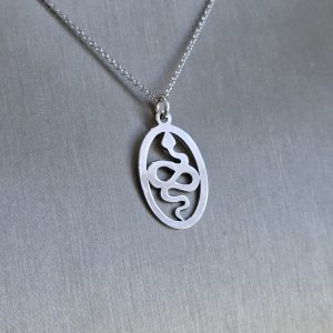 Silver Snake Pendant