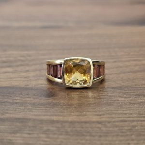 Estate Fashion Citrine Ring
