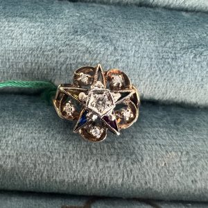 Estate Masonic Star Ring