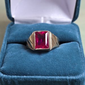 Estate Men's Birthstone Ring