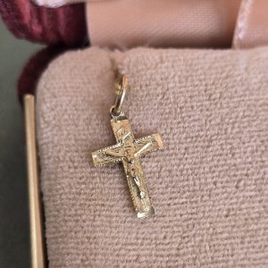 Estate Crucifix Charm