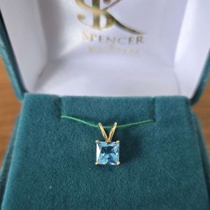 Estate Blue Stone Pendant