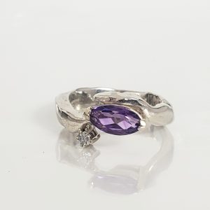 Molten Amethyst Ring
