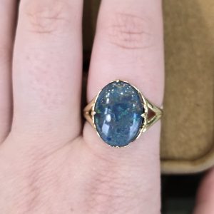 Estate Opal Triplet Ring