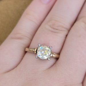 Estate Fabulite Engagement Ring