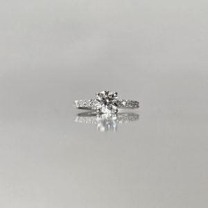 Classic Accented Engagement Ring