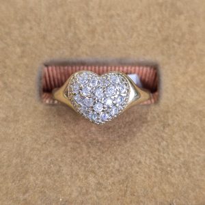 Estate Gold Heart Ring