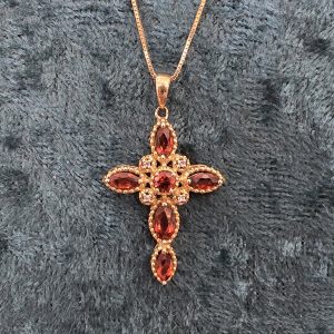 Estate Garnet Cross