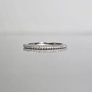 Classic White Gold Diamond Band