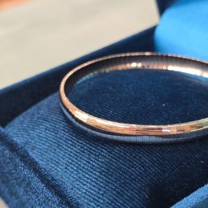 Estate 14k Gold Omega Bangle