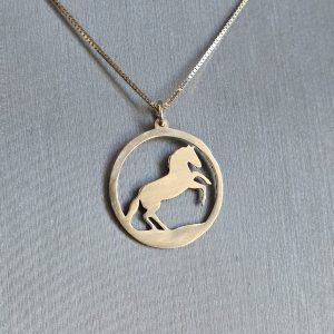 Gold Horse Pendant