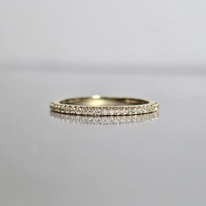 Classic Yellow Gold Diamond Band