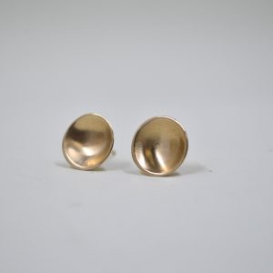 Gold Disk Studs