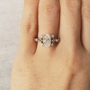 Cinderella Vintage Style Engagement Ring