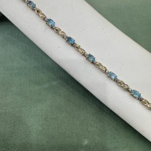 Estate Blue Topaz Bracelet