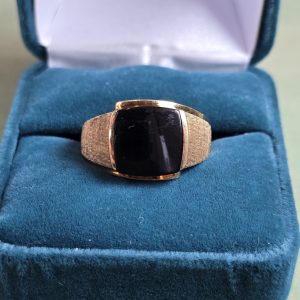Estate Men's Onyx Ring