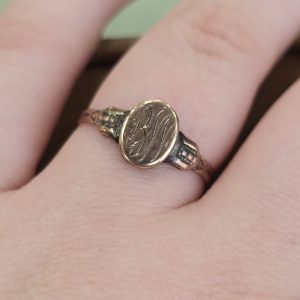 Estate "BW" Signet Ring
