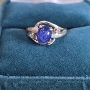 Estate Blue Star Sapphire Ring
