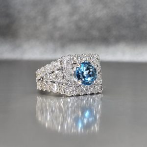 The Big Blue Zircon Ring