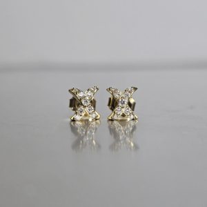 Diamond X Earrings