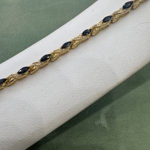 Estate Marquise Sapphire Bracelet