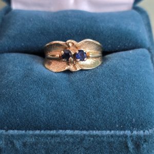Estate Two Sapphire Garden Band