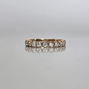 Rose Diamond Eternity Band