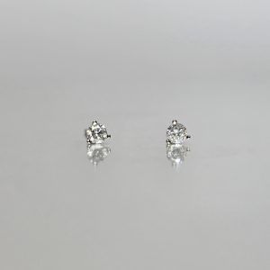 0.25 cttw Martini Set Diamond Stud Earrings