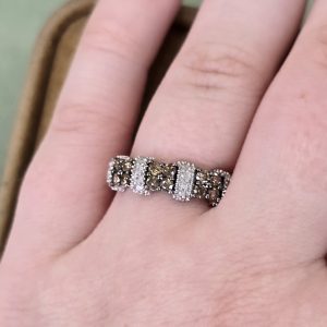 Estate Cocoa Diamond Band