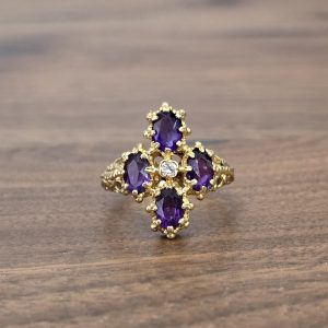 Estate Amethyst Nugget Ring