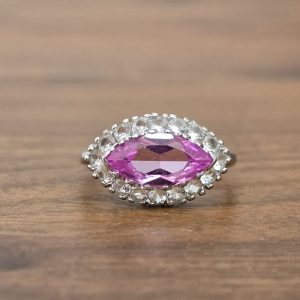 Estate Pink Marquise Ring