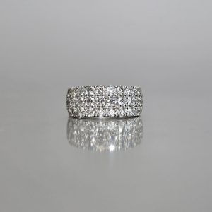 3 Row Diamond Band