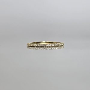 Classic Dainty Diamond Band