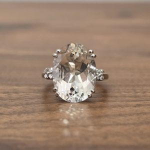 Estate, Large Cubic Zirconia Ring