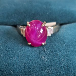 Estate Star Ruby Ring