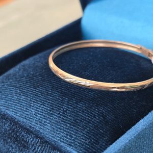 Estate Gold Baby Bangle