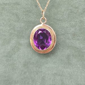 Estate Amethyst Pendant