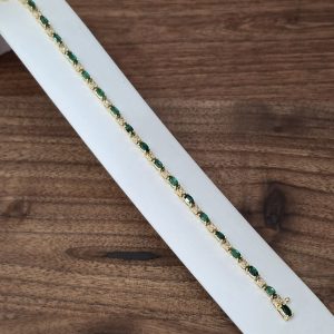 Estate Emerald Tennis Bracelet