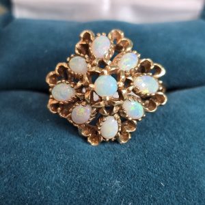 Estate Opal Thai Princess Ring
