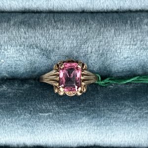 Pink Stone Estate Ring