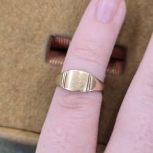 Estate Baby Signet Ring